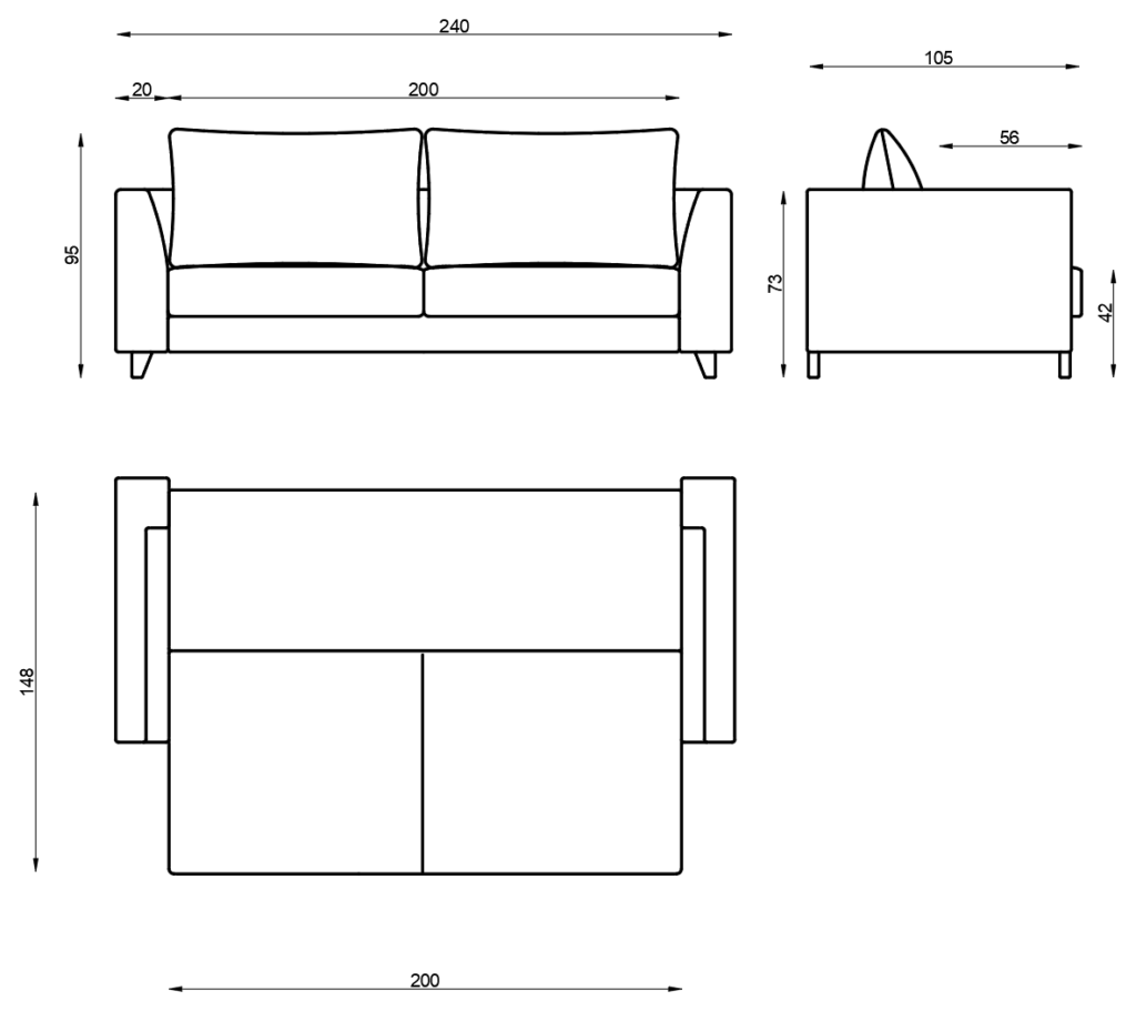 Alyaska - 2 — dimensions drawing 1