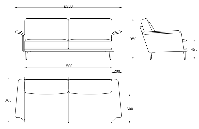 Hilton — dimensions drawing 1