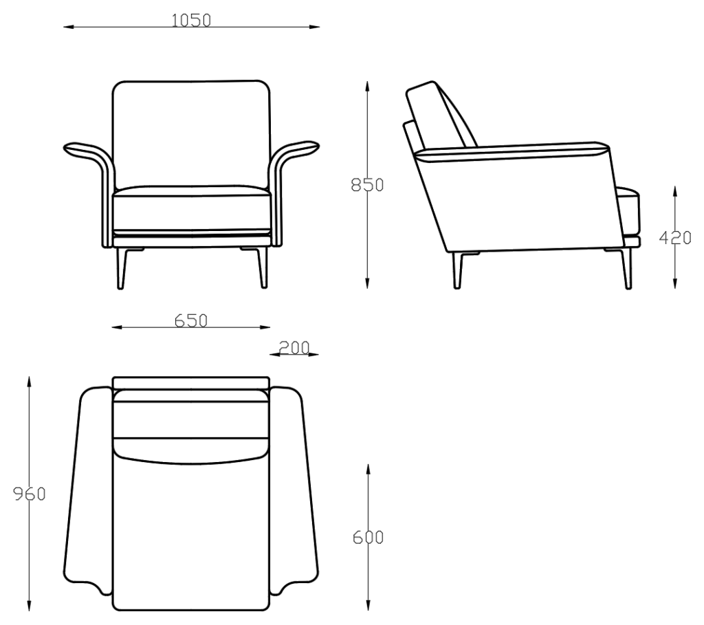 Hilton — dimensions drawing 2