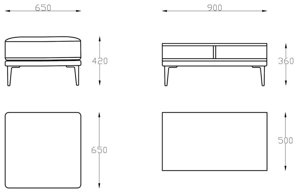 Hilton — dimensions drawing 3