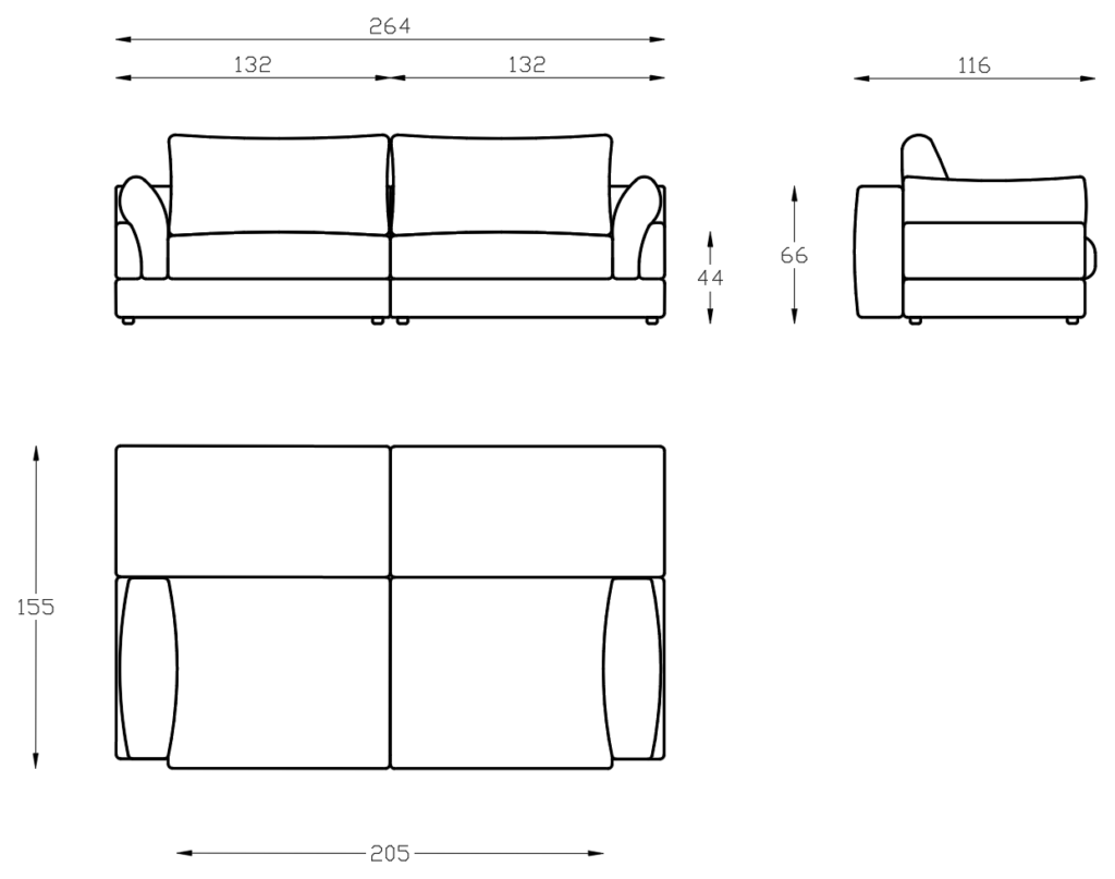 Madrid — dimensions drawing 3