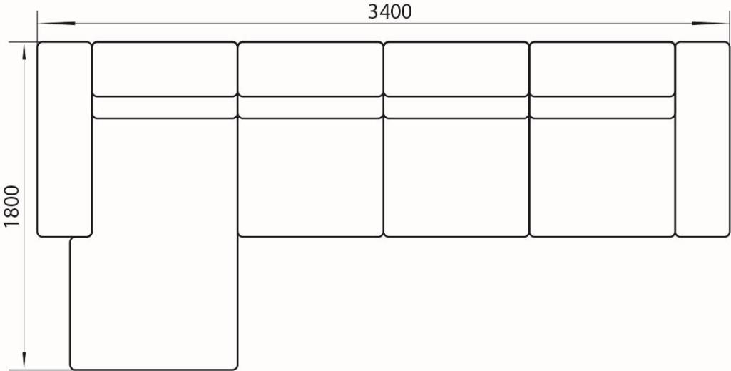 Modena — dimensions drawing 14